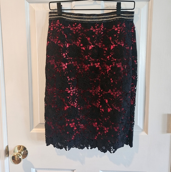 RSVP By Talbots Lace Pencil Skirt- Petite - Picture 1 of 9